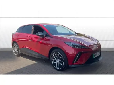 Used MG MG4 EV Trophy 150 kW (204 HP) 2023 Red Hatchback
