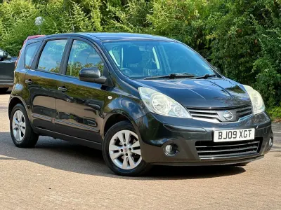 Used Nissan Note Acenta 110 HP (80 kW) 2009 Black Hatchback