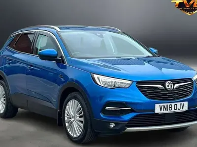 Used Vauxhall Grandland X 131 HP (96 kW) 2018 Blue SUV