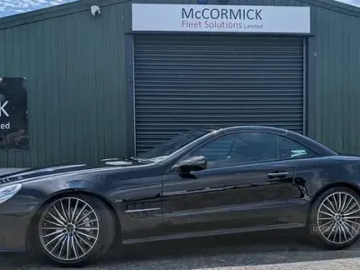 Used Mercedes SL500 2008 Black Cabriolet