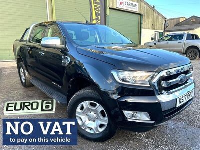 used Ford Ranger LIMITED 4X4 DCB TDCI EURO 6 NO VAT TO PAY