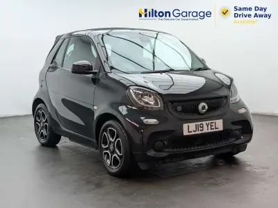 Used Smart ForTwo Electric Drive Premium 22 kW (30 HP) 2019 Black Cabriolet