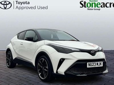 White/black Used 2023 Toyota C-HR Sport SUV | £20,500 (Fair price)