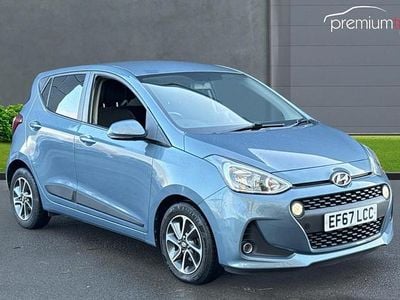 Blue Used 2017 Hyundai i10 Premium Hatchback | £6,849 (Fair price)