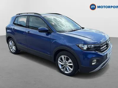 Used VW T-Cross SE 95 HP (69 kW) 2022 Blue SUV