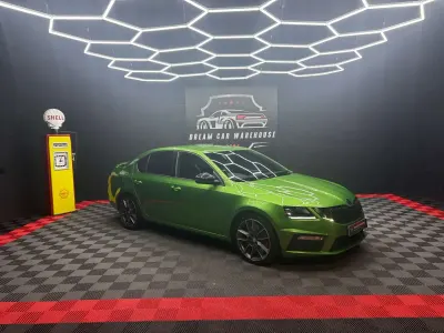 Used Skoda Octavia vRS 245 HP (180 kW) 2019 Green Hatchback