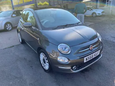 Used Fiat 500 Lounge 69 HP (50 kW) 2018 Grey Hatchback