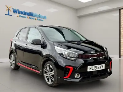 Used Kia Picanto GT-Line S 99 HP (72 kW) 2019 Black Hatchback