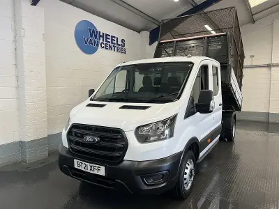 Used Ford Transit 130 HP (95 kW) 2021 White Cabriolet