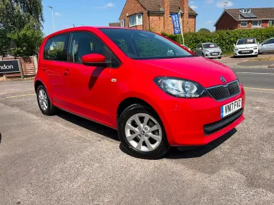 Used Skoda Citigo SE 60 HP (44 kW) 2017 Red Hatchback