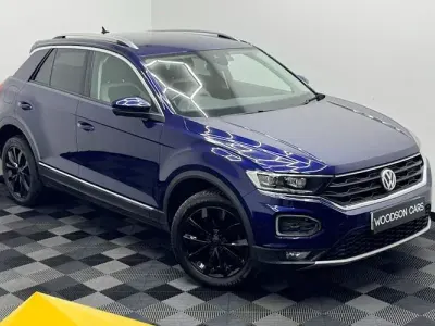 Used VW T-Roc SEL 116 HP (85 kW) 2018 Blue SUV