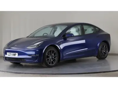 Usado Tesla Model 3 Long Range AWD 366 kW (498 CV) 2021 Azul Berlina