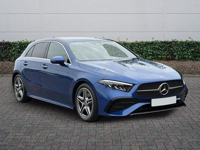 Used Mercedes A180 AMG Line Premium 136 HP (100 kW) 2024 Blue Hatchback