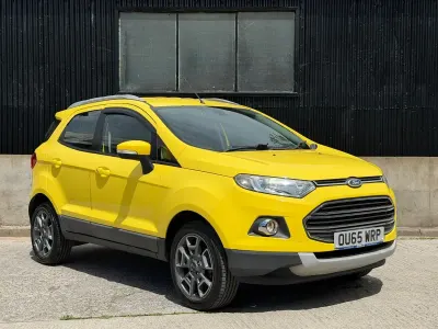 Used Ford Ecosport Titanium 95 HP (69 kW) 2015 Yellow SUV