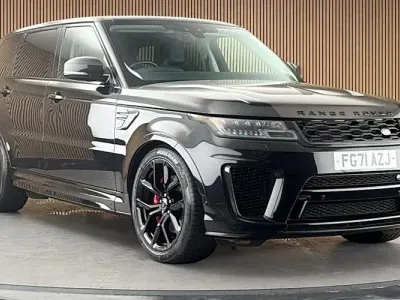 Used Land Rover Range Rover Sport SVR 575 HP (422 kW) 2021 Santorini black SUV
