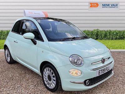 Green Used 2019 Fiat 500 Lounge Hatchback | £6,500 (Fair price)