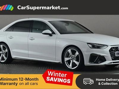 White Used 2020 Audi A4 S-Line Sedan | £21,697 (A bit pricey)