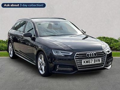Used Audi A4 S-Line 214 HP (157 kW) 2018 Black Estate