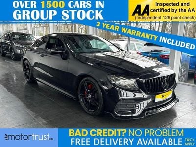 Used Mercedes E220 AMG line 194 HP (142 kW) 2018 Black Coupe