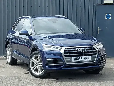 Used Audi Q5 S-Line 190 HP (139 kW) 2019 Blue SUV