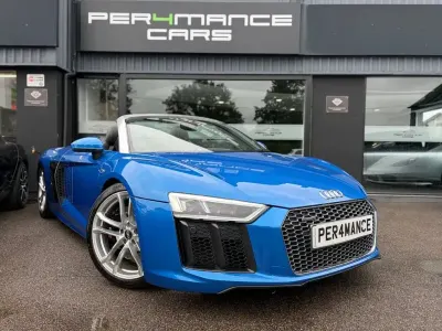 Used Audi R8 Spyder Advanced 540 HP (397 kW) 2017 Blue Cabriolet
