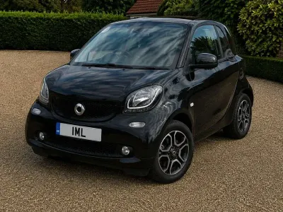 Used Smart ForTwo Coupé Premium 71 HP (52 kW) 2017 Black Coupe