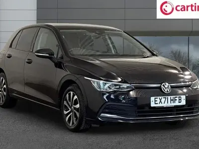 Used VW Golf VII Active 150 HP (110 kW) 2021 Black Hatchback