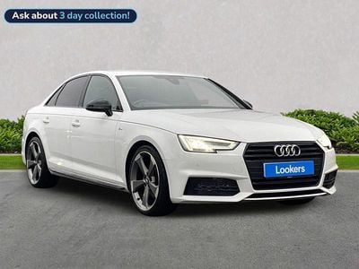 Used Audi A4 Black Edition 190 HP (139 kW) 2018 White Sedan