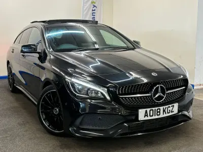 Used Mercedes CLA220 AMG line 2018 Black Sedan