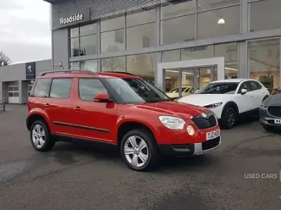 Used Skoda Yeti SE 105 HP (77 kW) 2011 Red SUV