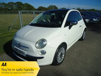 Usado Fiat 500 Lounge 69 HP (50 kW) 2011 Branco Citadino