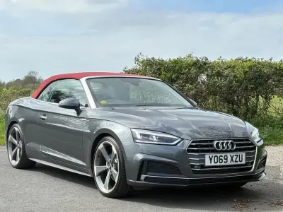Begagnad Audi A5 Cabriolet S-Line 245 HK (180 kW) 2020 Grå Cab