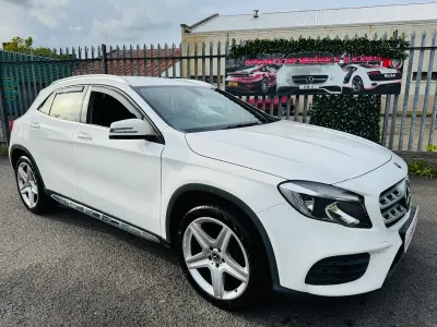 Used Mercedes GLA200 AMG line 136 HP (100 kW) 2018 White SUV