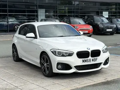Used BMW 118 M Sport 136 HP (100 kW) 2018 White Hatchback