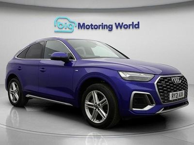 Used Audi Q5 Sportback S-Line 265 HP (194 kW) 2021 Blue SUV