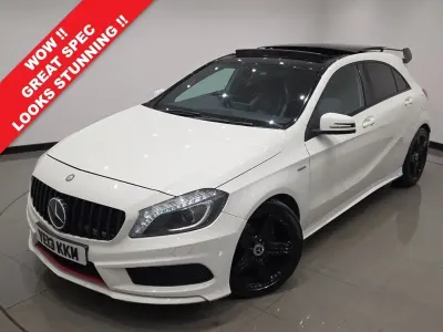 Used Mercedes A250 AMG 211 HP (155 kW) 2013 White Hatchback