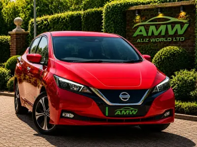Used Nissan Leaf N-Connecta 110 kW (150 HP) 2018 Red Hatchback