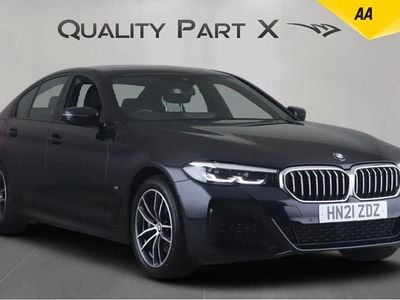Black Used 2021 BMW 530e M Sport Sedan | £19,645 (Fair price)