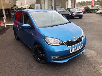 Used Skoda Citigo Colour Edition 60 HP (44 kW) 2019 Blue Hatchback