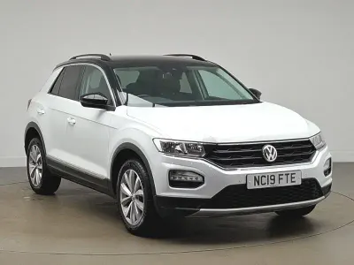 Used VW T-Roc Design 115 HP (84 kW) 2019 White SUV