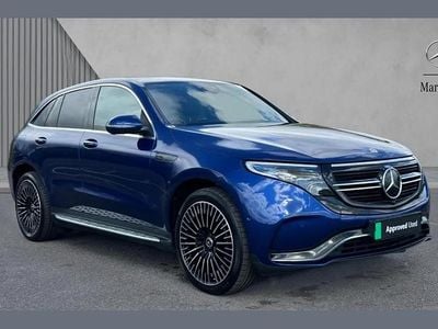 Used Mercedes EQC400 AMG Line Premium Plus 300 kW (408 HP) 2022 Brilliant blue metallic SUV