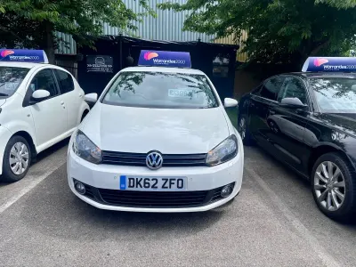 Used VW Golf VII GT 140 HP (102 kW) 2012 White Hatchback