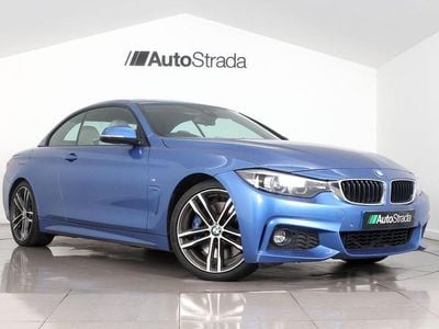 Used BMW 430 Cabriolet M Sport 252 HP (185 kW) 2017 Blue Cabriolet