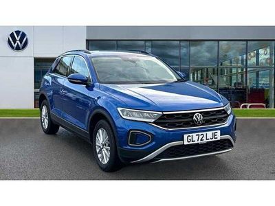 Ravenna blue metallic Used 2022 VW T-Roc Life SUV | £19,457 (Fair price)