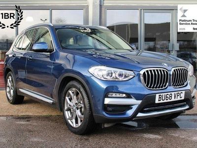 Blue Used 2018 BMW X3 xLine SUV | £24,990 (Good price)