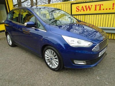 Used Ford C-MAX Titanium 125 HP (91 kW) 2016 Blue MPV