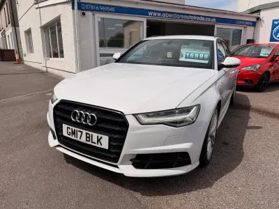 Used Audi A6 Black Edition 190 HP (139 kW) 2017 White Estate