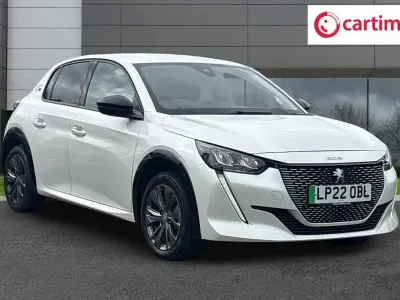 Second-hand Peugeot e-208 Allure Premium 100 kW (136 CP) 2022 Alb Hatchback