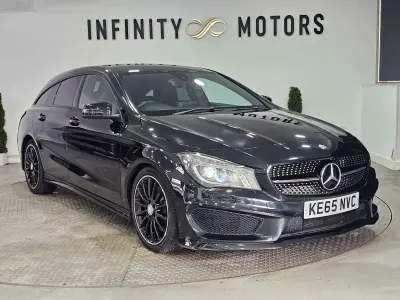 Begagnad Mercedes CLA220 AMG 177 HK (130 kW) 2016 Svart Sedan