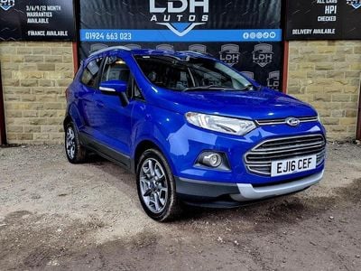 Blue Used 2016 Ford Ecosport Titanium SUV | £4,895 (Fair price)
